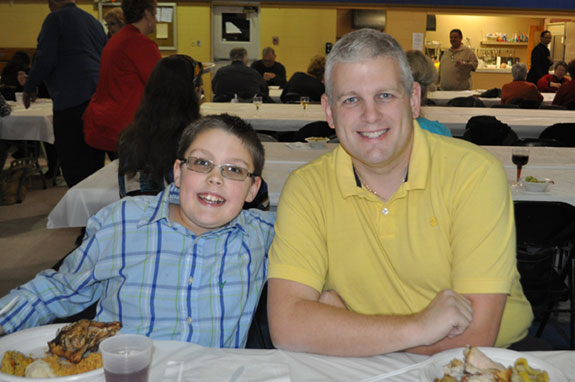 Altar Server Andrew & his Dad Ed